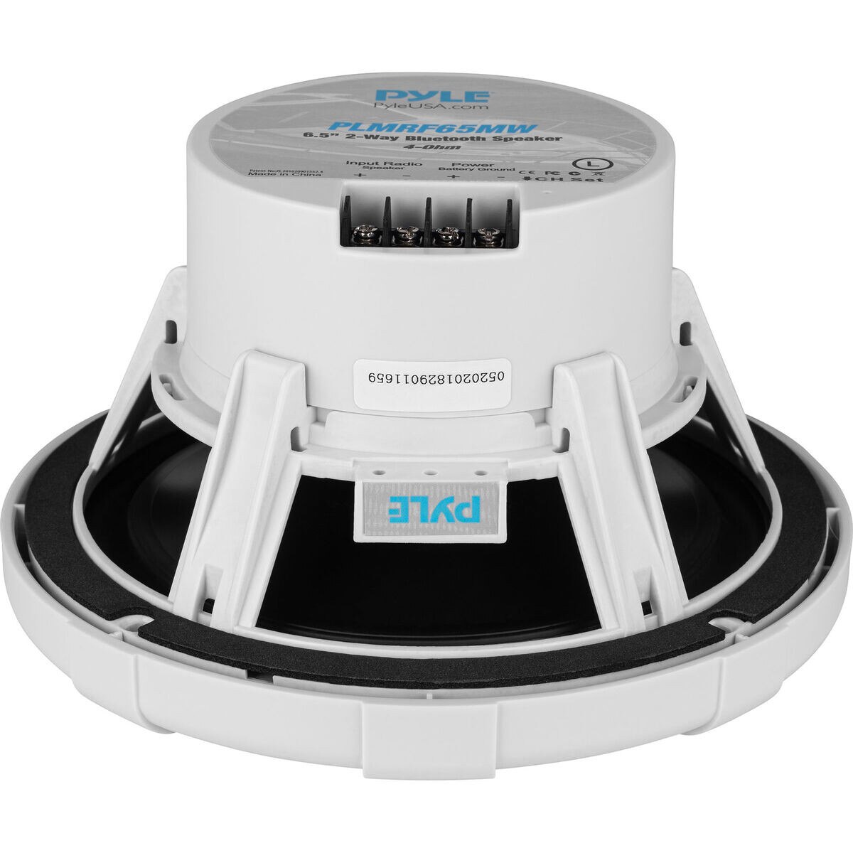 Pyle PLMRF65MW 61/2" 2Way Amplified Bluetooth Waterproof Marine